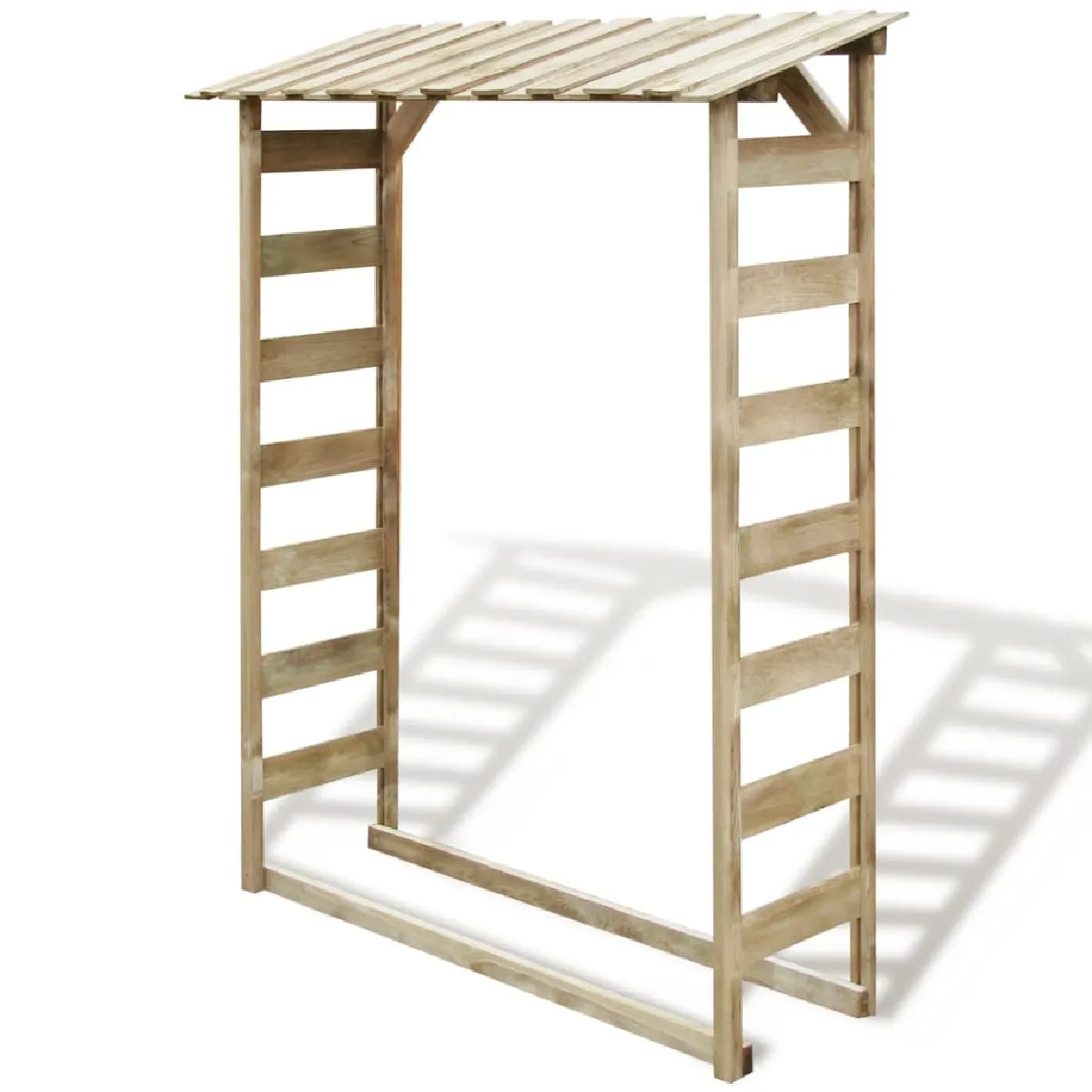 vidaXL Abri stockage bois Pin imprégné - vue 2