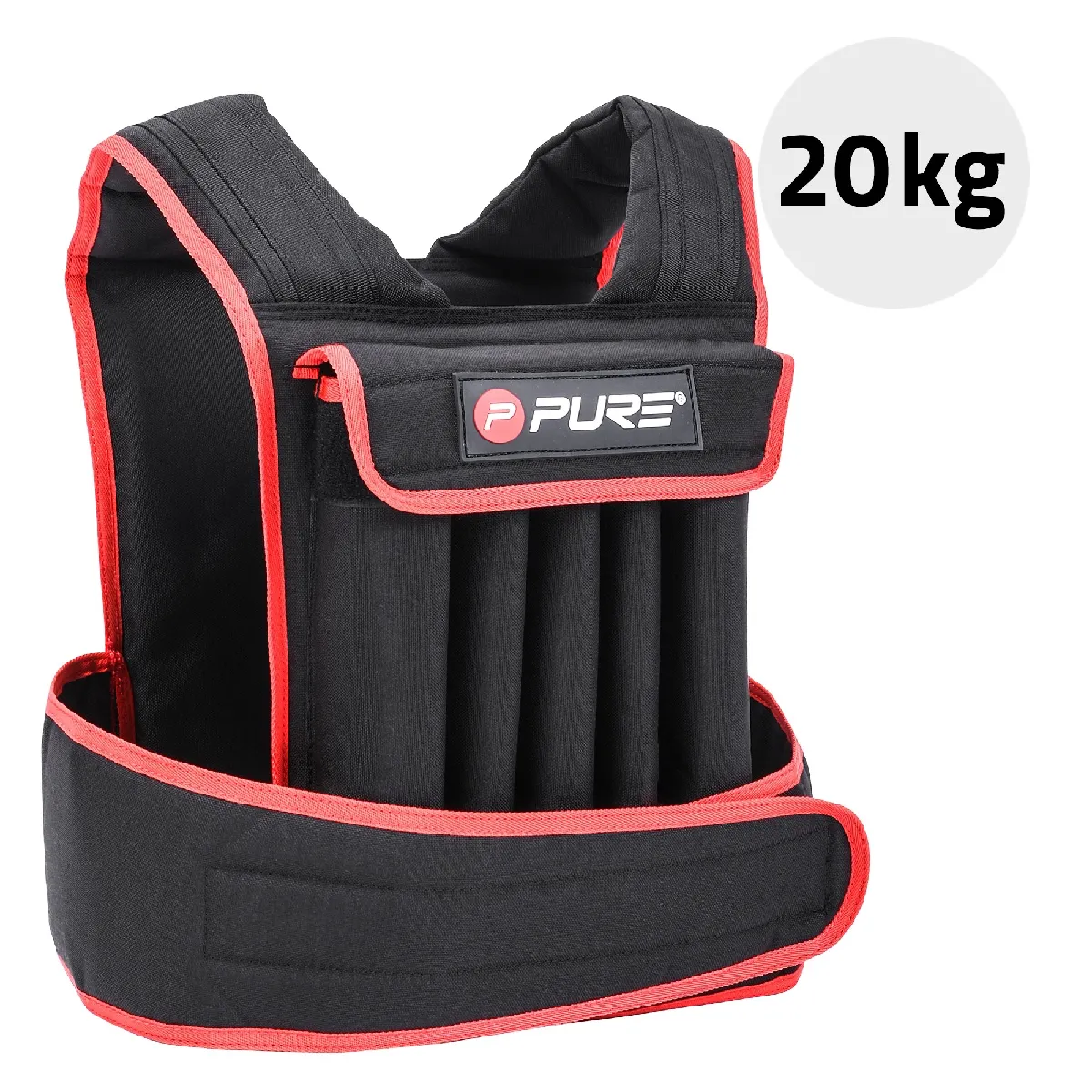 Pure 2Improve Noir Gilet Lesté Pure2improve 20Kg - Image 2