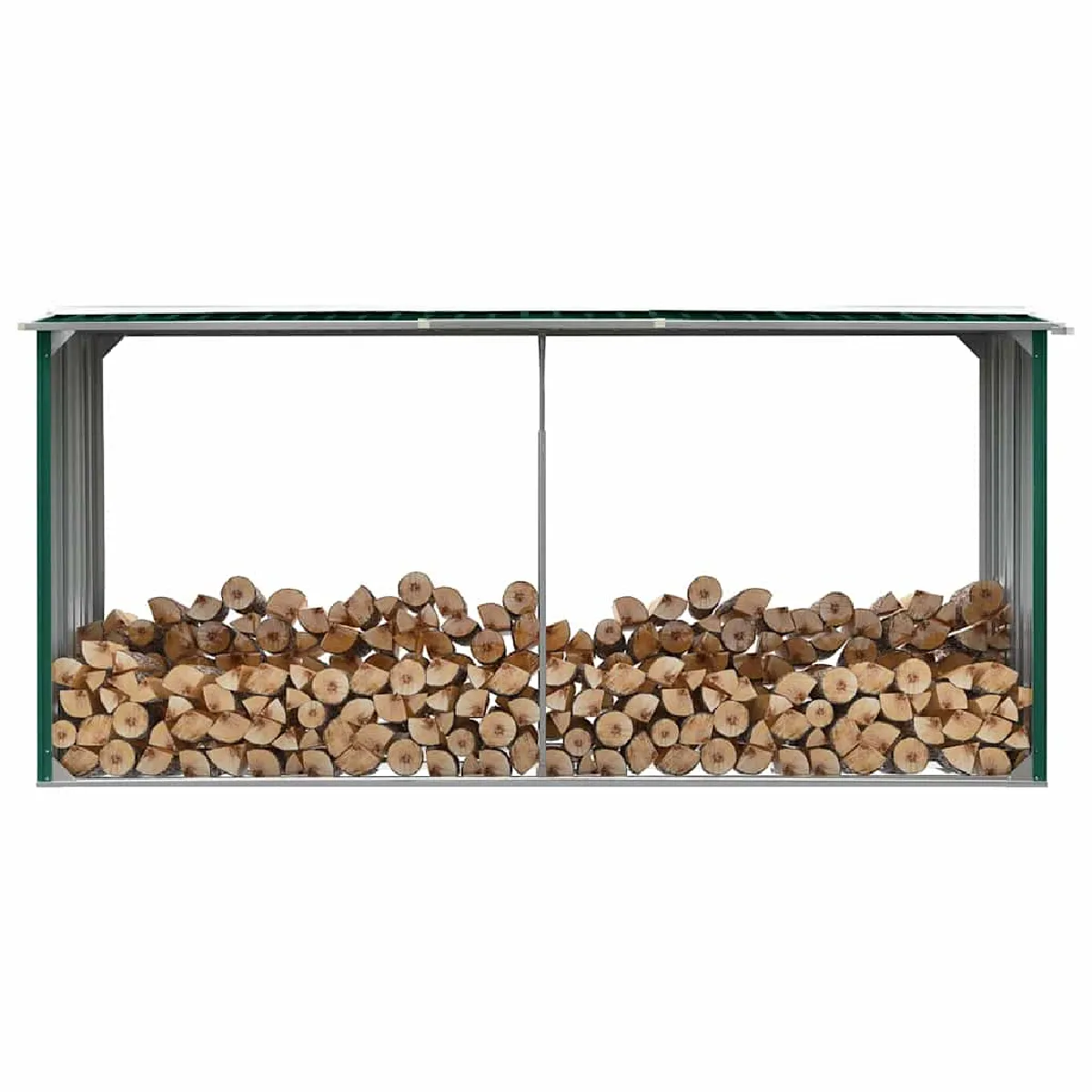 vidaXL Abri de stockage de bois - vue 3