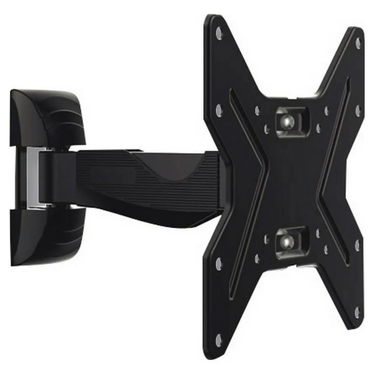 Tm Electron Noir Support Tv Mural Inclinable