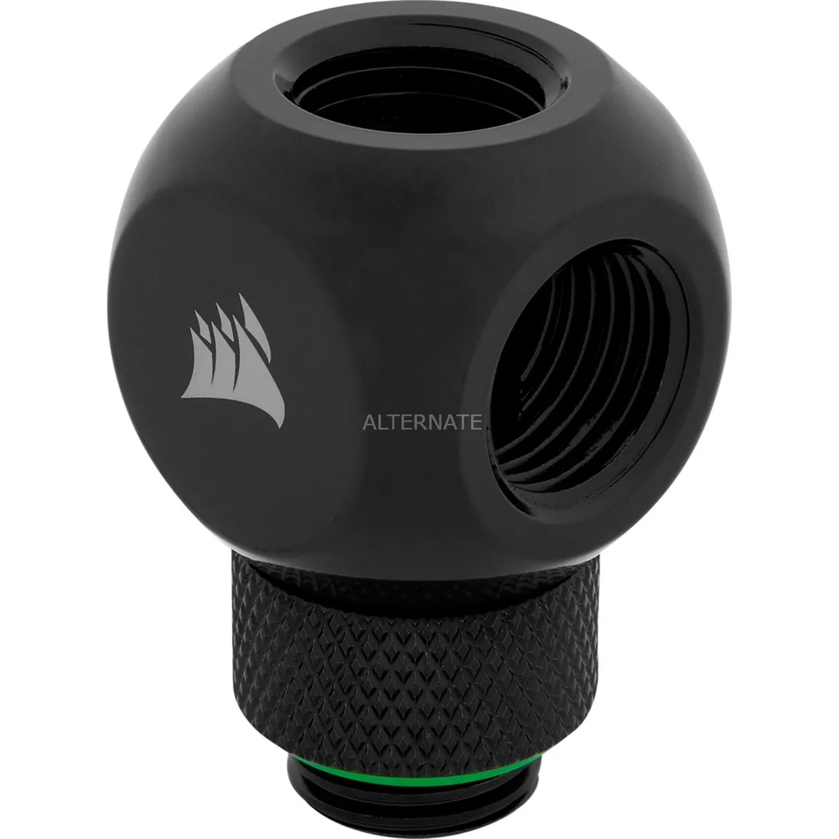 Corsair Hydro X Series XF Embout Splitter Y rotatif Chrome - vue 7