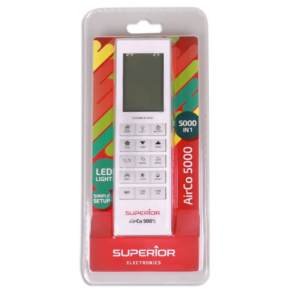 Non Communiqué Télécommande Universelle Pour Climatiseurs Superior Airco 5000 - Image 3