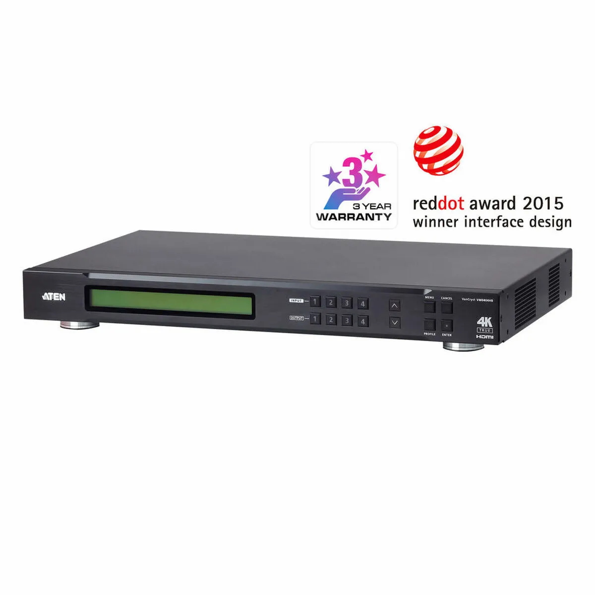 ATEN  VM0404HB-AT-G - Noir