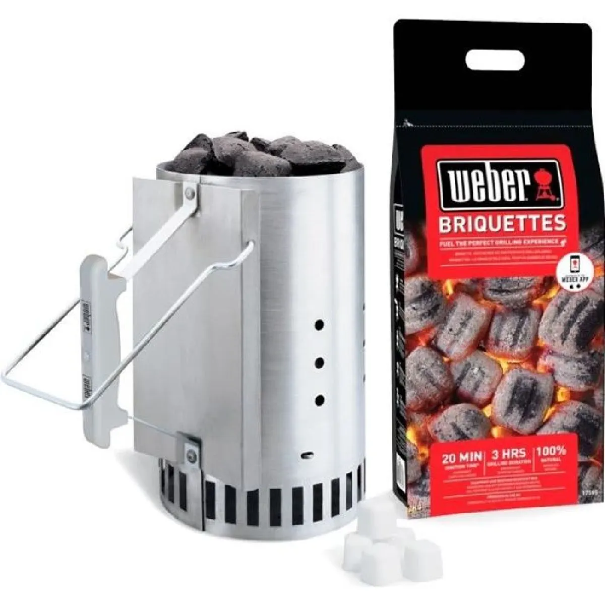 Cheminée barbecue Kit d'allumage - vue 2