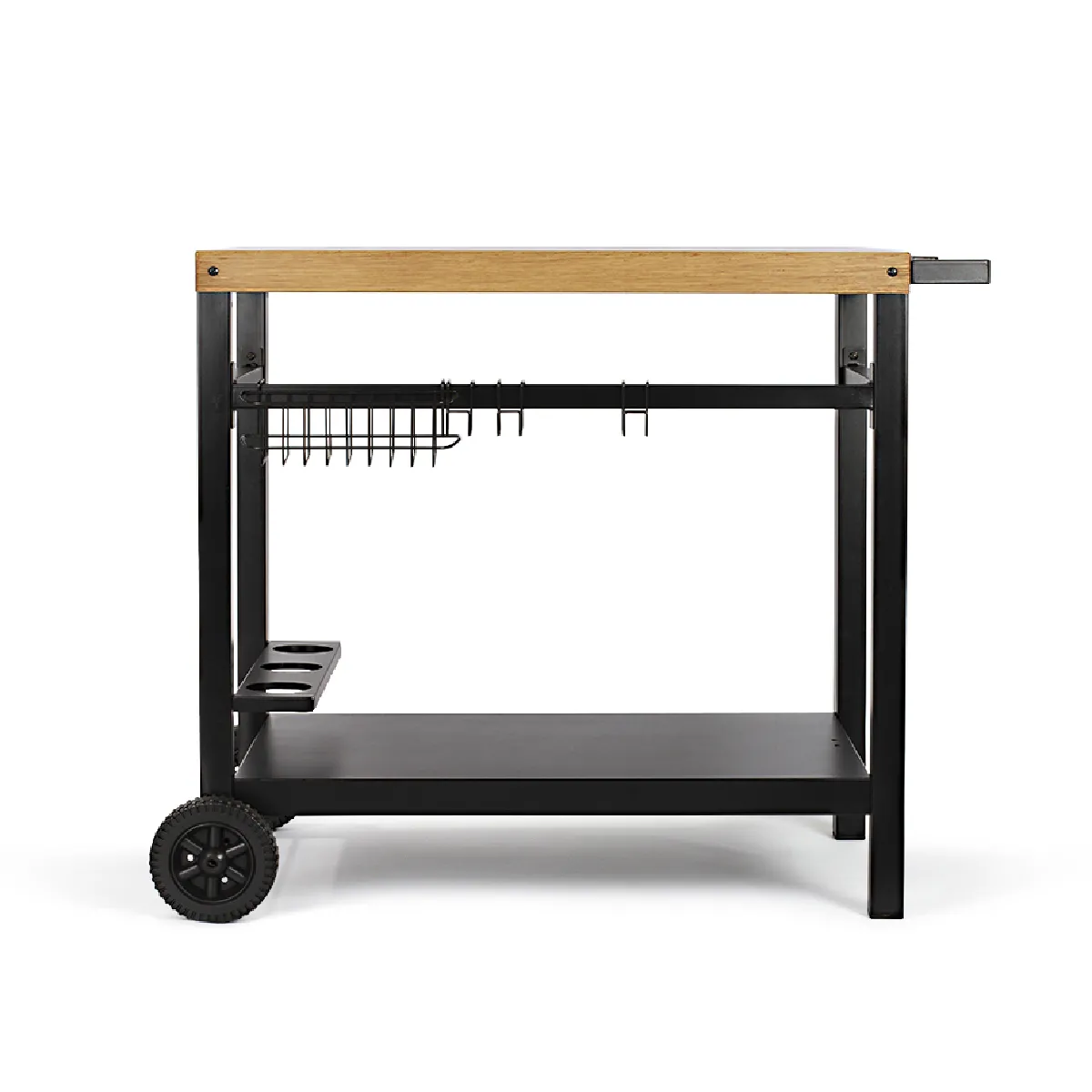 Chariot pour plancha bois GS131 LIVOO