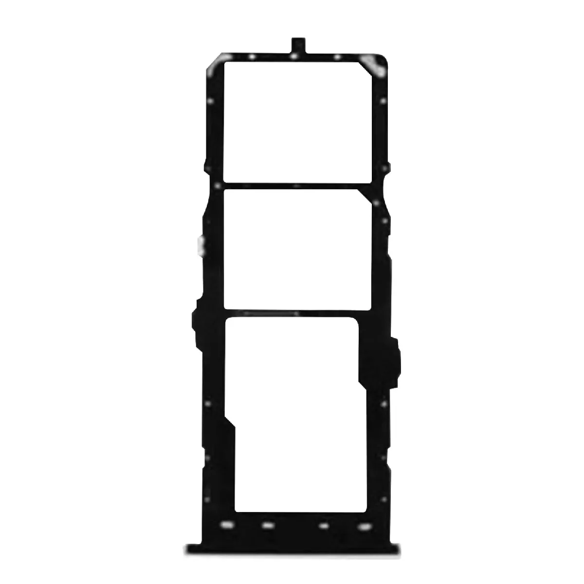 Avizar Noir Clappio Tiroir Carte Sim Pour Samsung Galaxy A11 2X Nano Sim Et Micro Sd