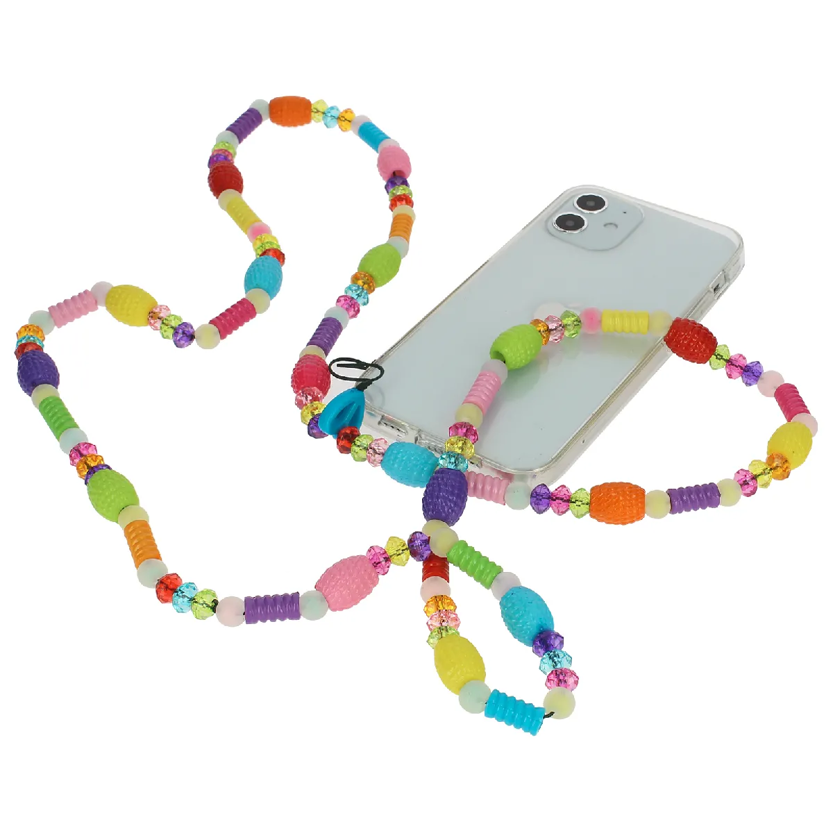 Bijou de Téléphone Homemade à Perles ananas Collection Tutti Frutti multicolore