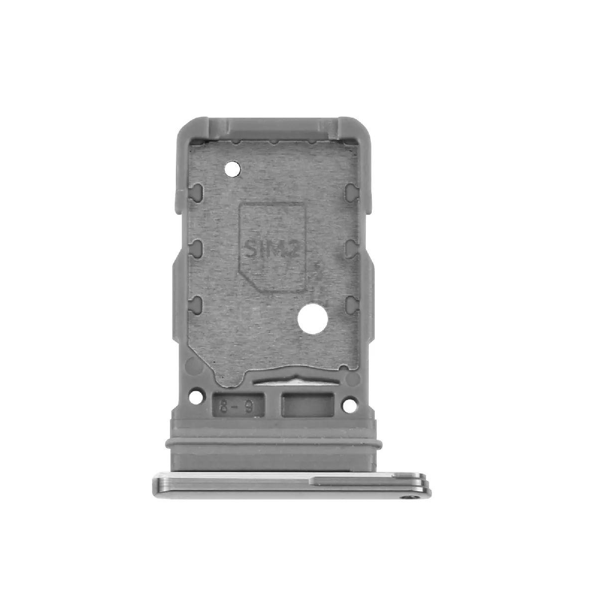 Avizar Argent Clappio Tiroir Carte Sim Pour Samsung Galaxy S21 Ultra
