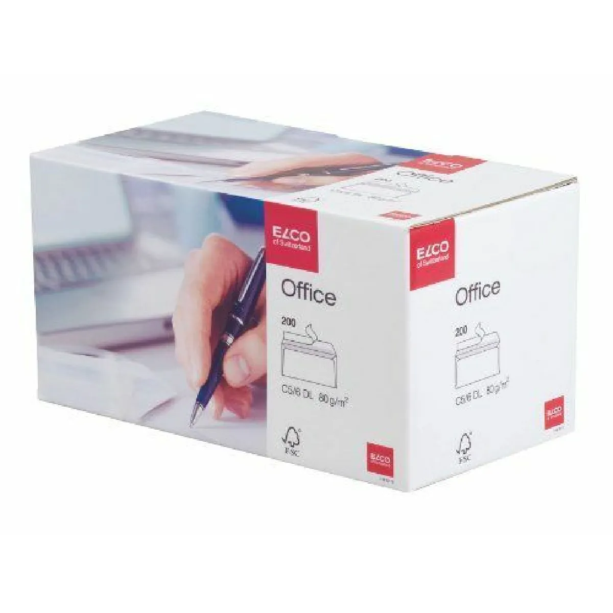 GENERIQUE Elco Enveloppes auto-adh&eacute;sives DL Blanc