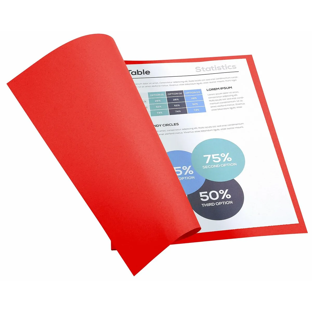 Exacompta Rouge Sous-Dossier Forever - 100 Unités