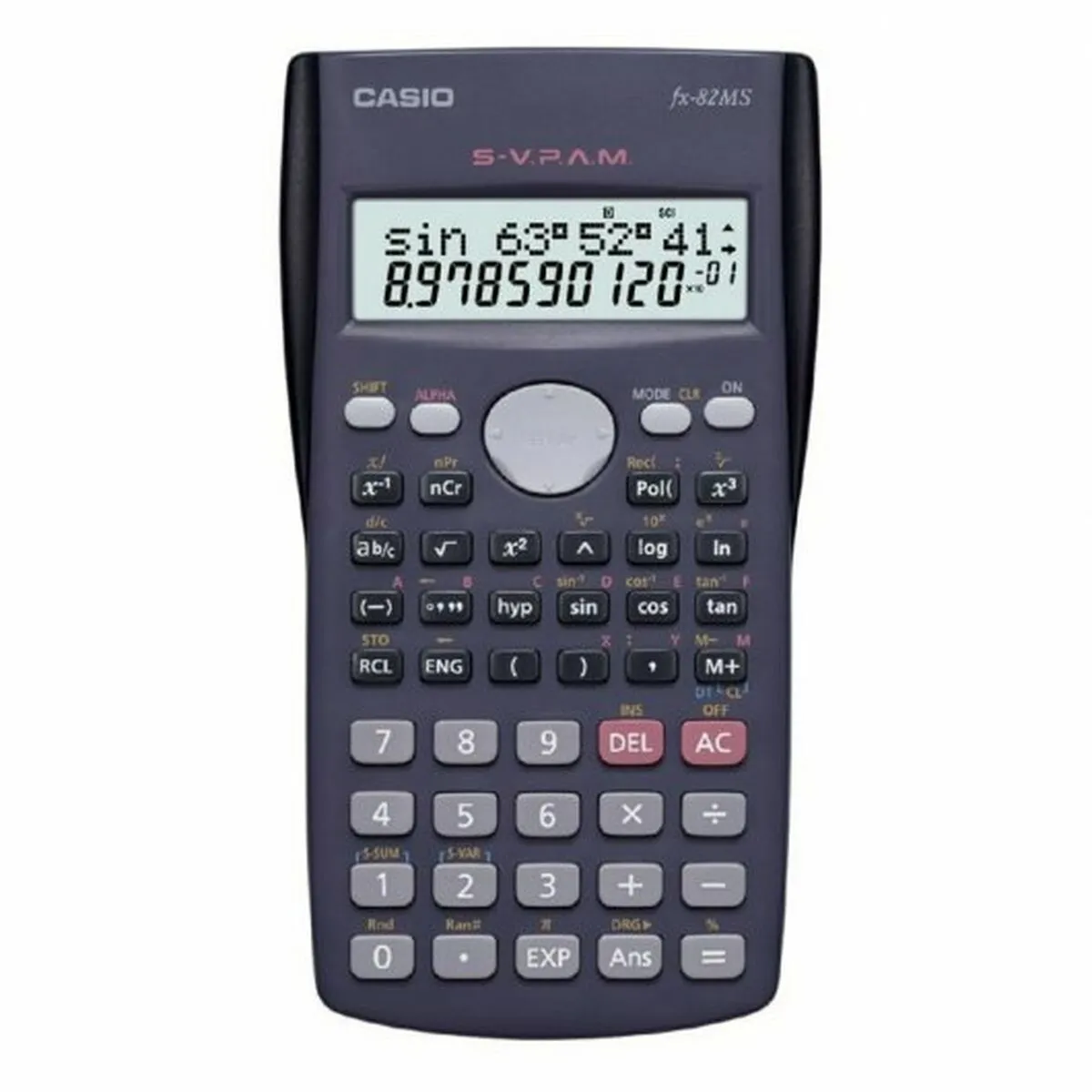 Casio FX82MS - vue 2