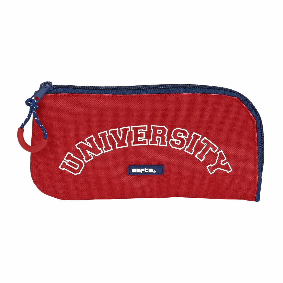 Trousse écolier Safta University - 23 X 11 X 1 Cm - Bleu Et Marine - NEUVE