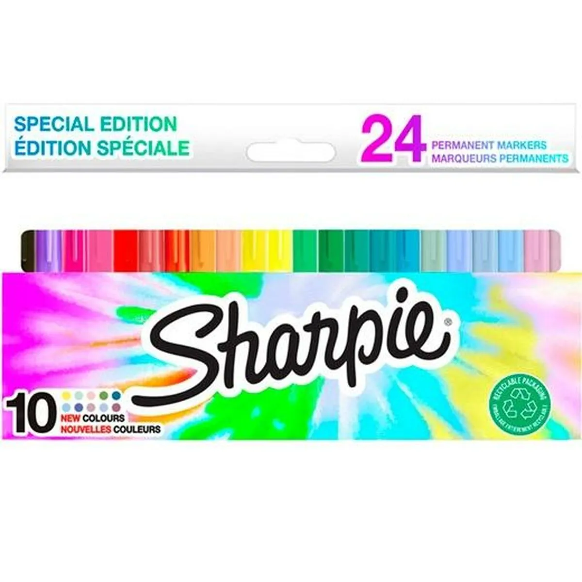 Sharpie Multicolore Boîte De 24 Marqueurs Permanents - Image 3