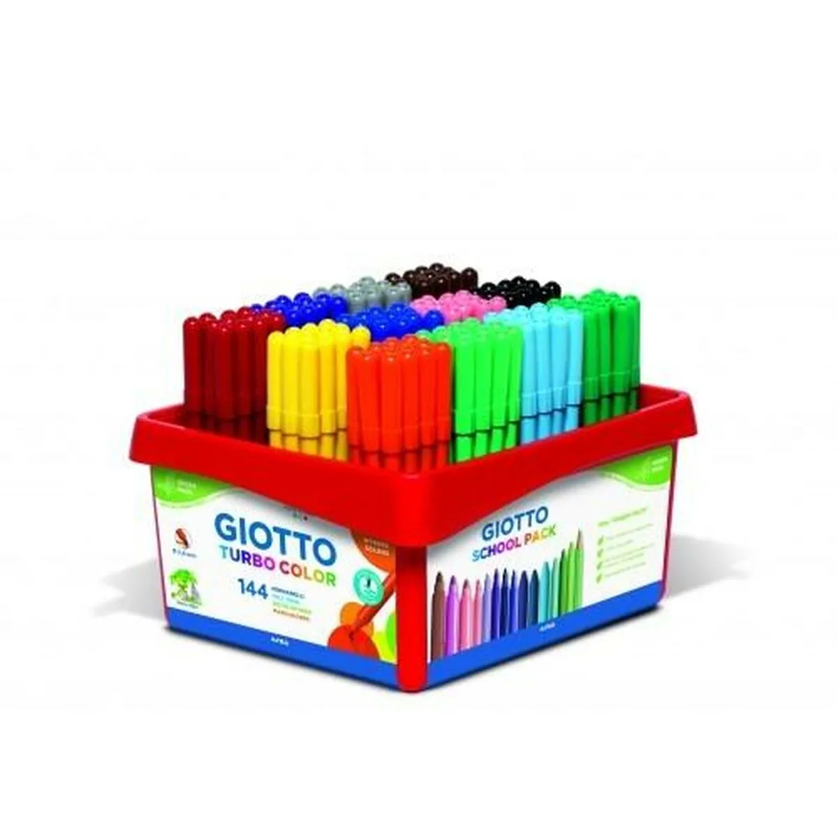 Pack 144 Rotuladores Giotto Turbo Color School - [Livre en VO]