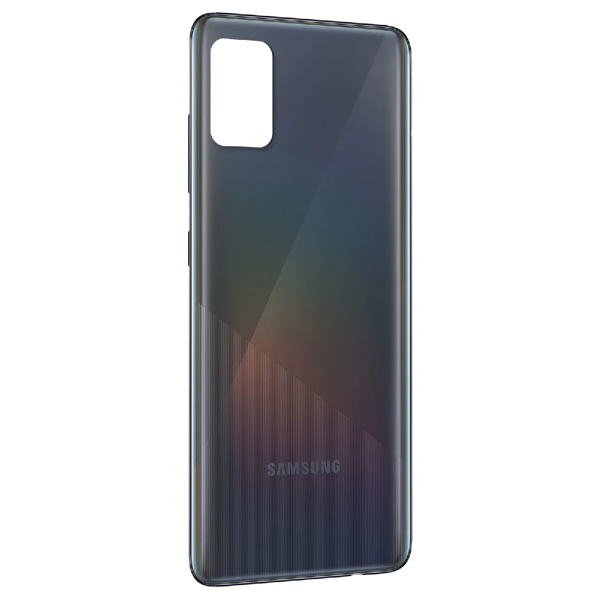 Avizar Noir Cache Batterie Samsung Galaxy A51 Façade Arrière De Remplacement