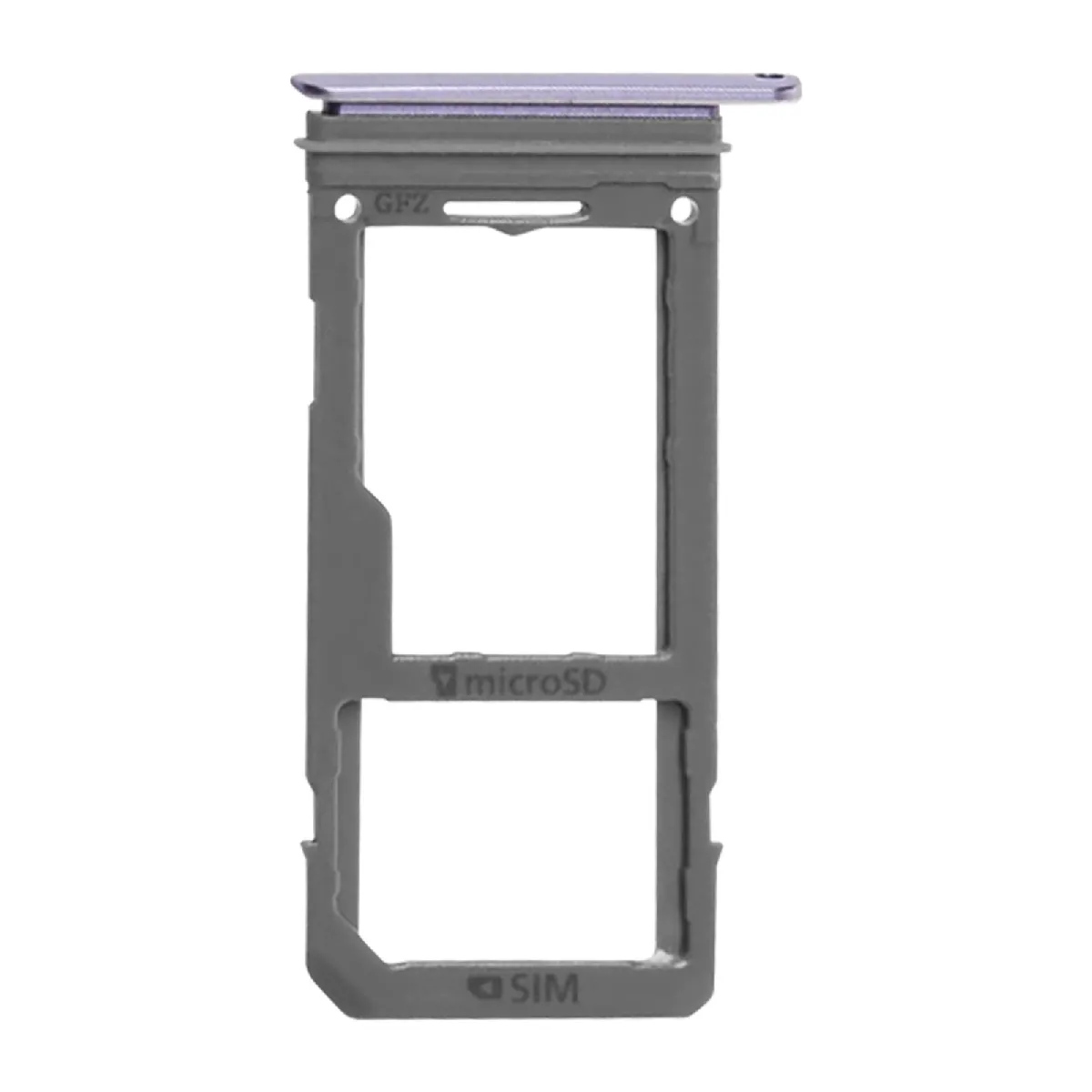 Avizar Violet Clappio Tiroir Carte Sim Pour Samsung Galaxy S8 Et S8 Plus