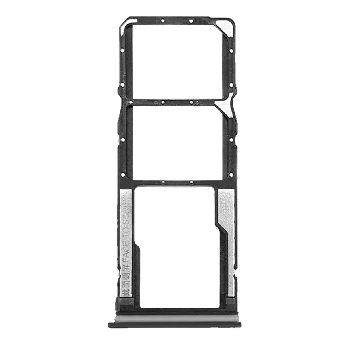 Avizar Noir Clappio Tiroir Carte Sim Pour Xiaomi Redmi 10C