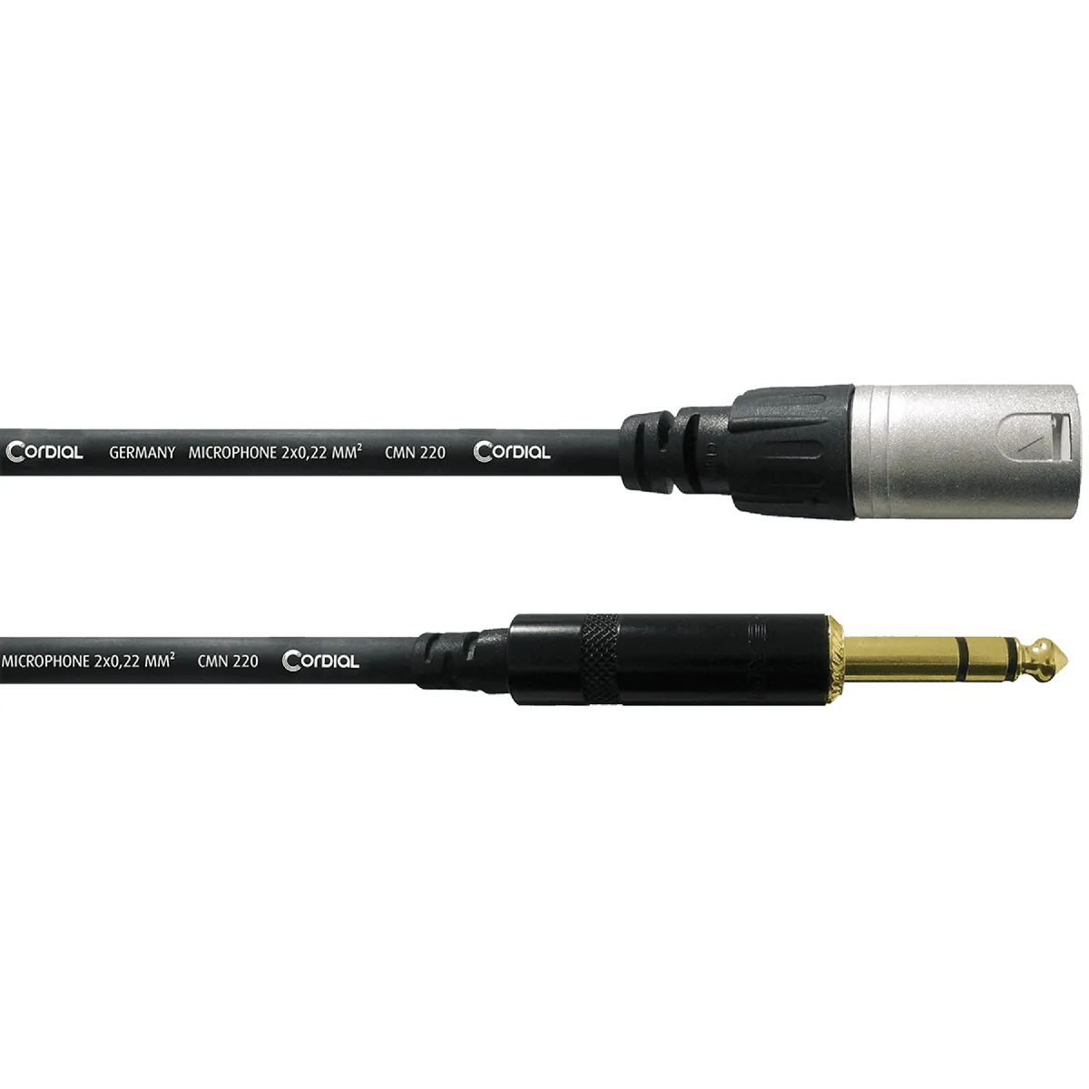 Cordial - Câble Audio Jack Stéréo vers XLR Mâle - 30 cm - Image 2