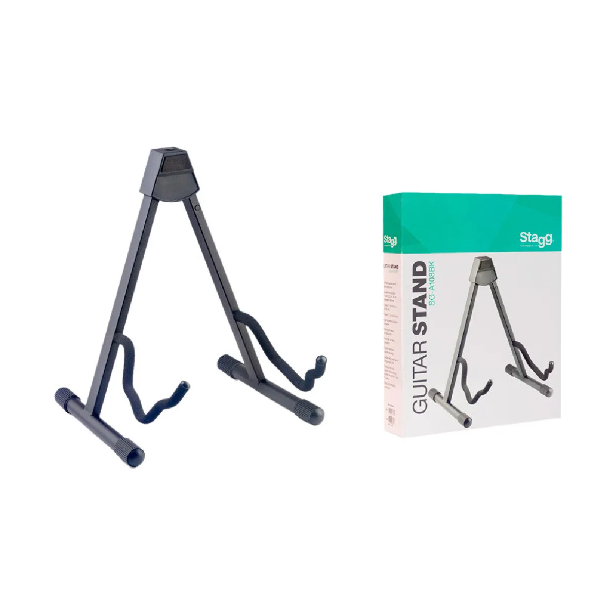 Non Communiqué Stagg Sg-A108bk - Stand En A Pour Guitare - Image 3