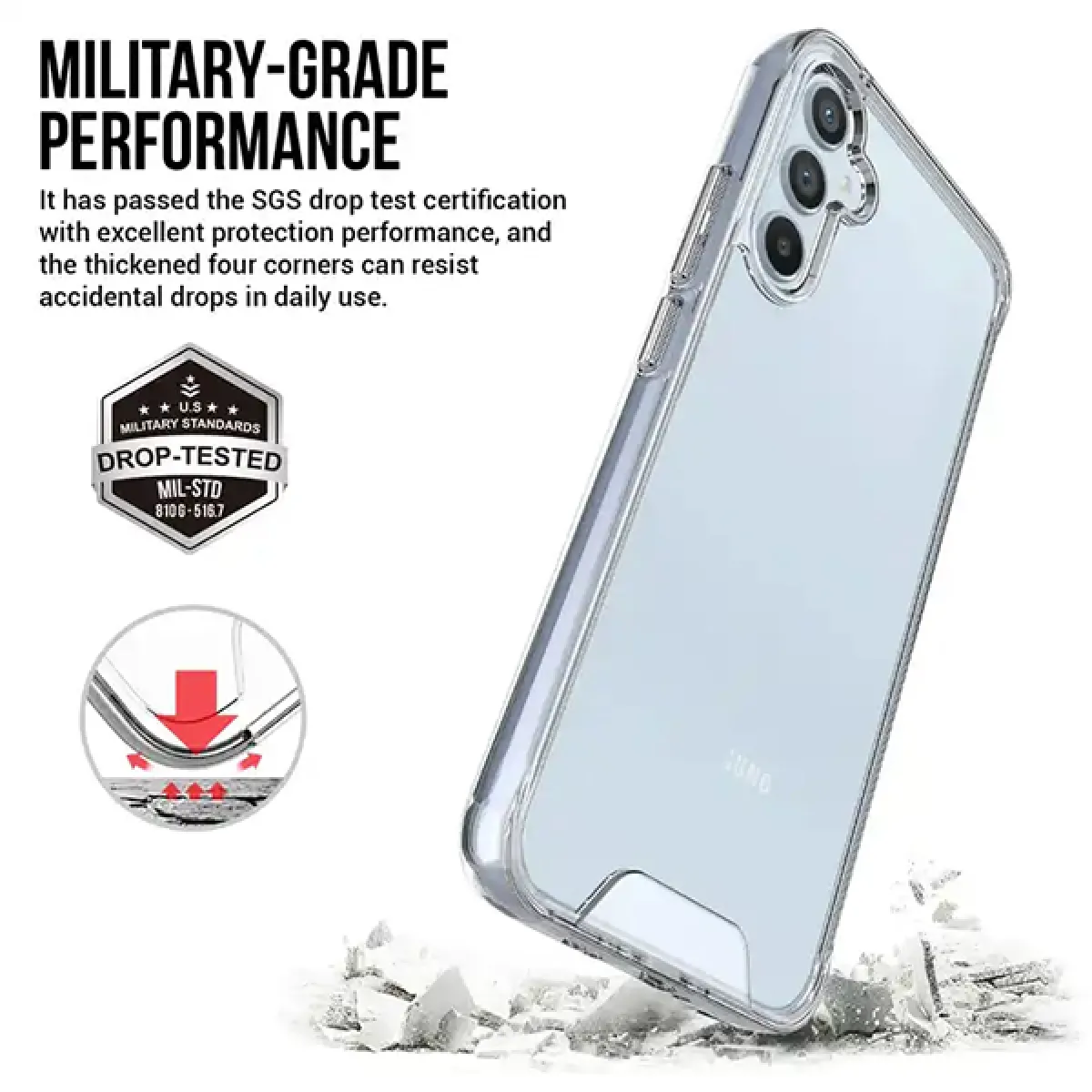 Coque transparente antichoc pour Oppo A6 Pro 5G - Protection antichoc Extra résistante