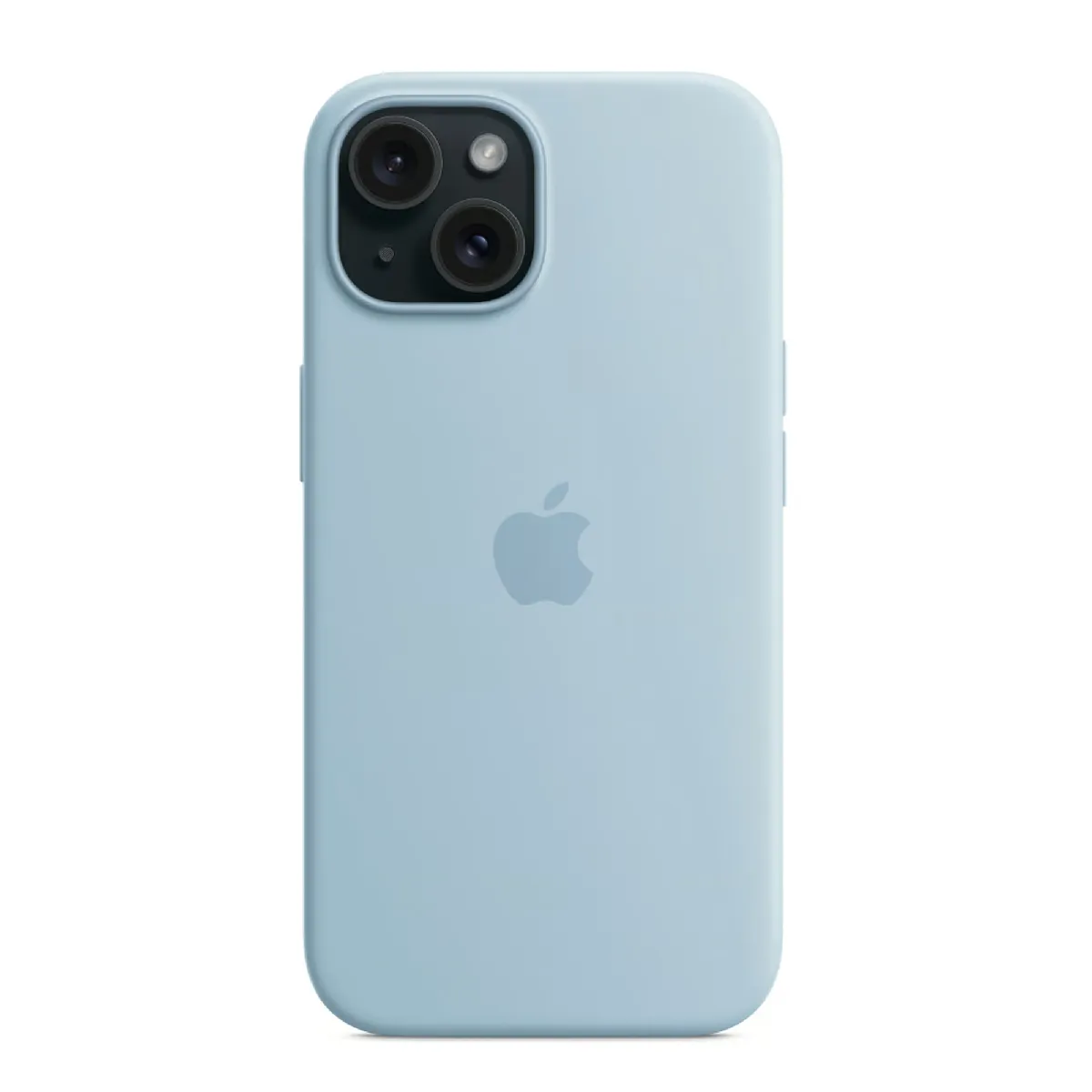 Apple Bleu/Clair Silicone Case With Magsafe Iphone 15 Plus