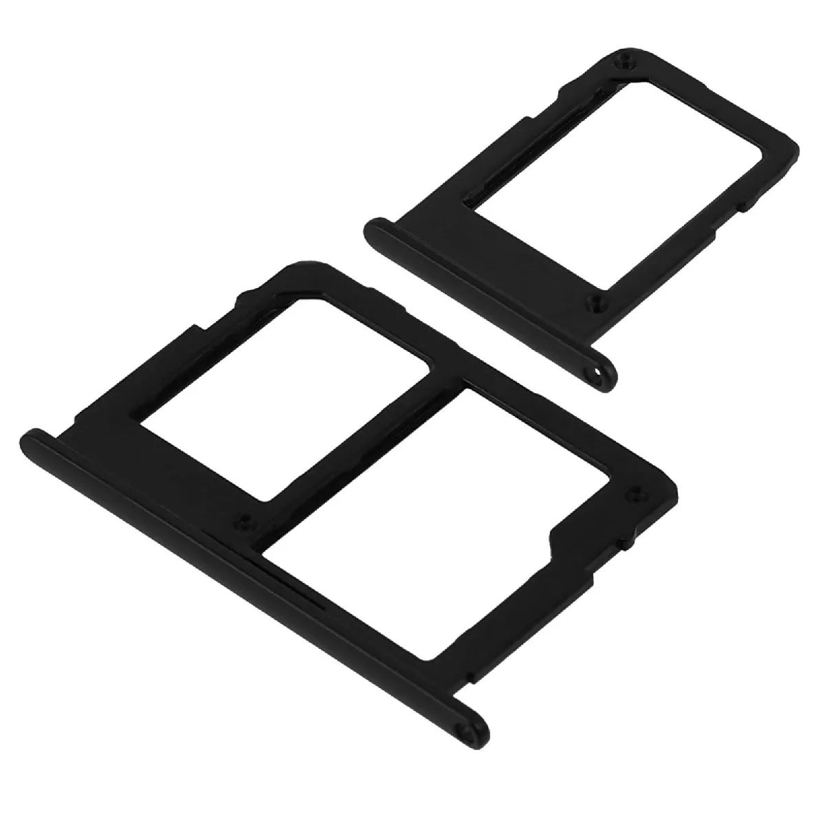 Avizar Noir Tiroir Sim Pour Samsung Galaxy J5 2017 Support 2X Carte Nano Sim + Microsd