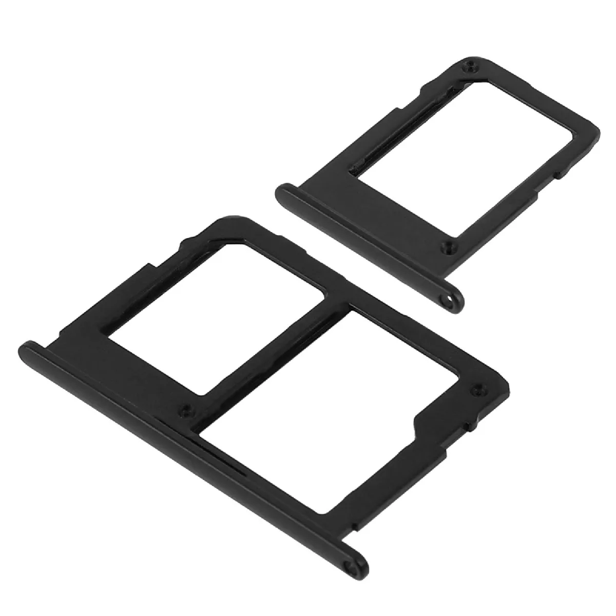Avizar Noir Tiroir Sim Pour Samsung Galaxy J3 2017 Support 2X Carte Nano Sim + Microsd