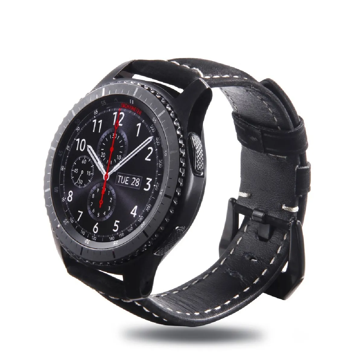 Générique Noir Bracelet Pour Samsung Gear S3 Classic/Frontier