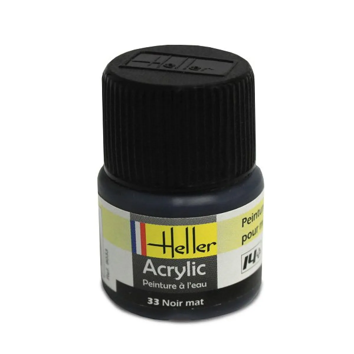 Heller Multicolore Peinture Acrylique Noir Mat 9033 - Image 4