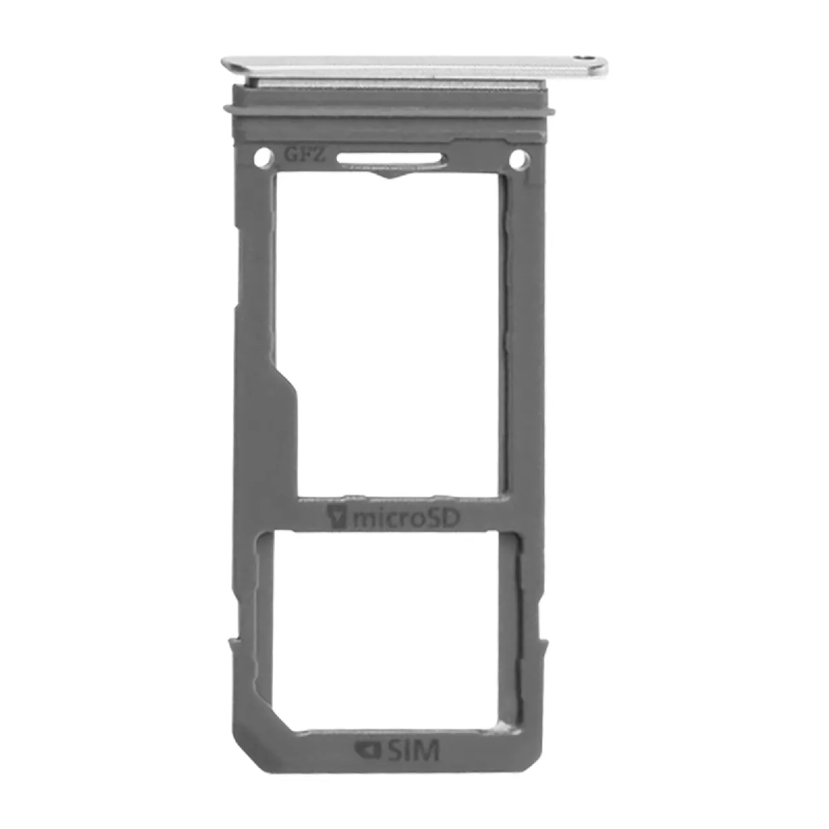 Avizar Argent Clappio Tiroir Carte Sim Pour Samsung Galaxy S8 Et S8 Plus
