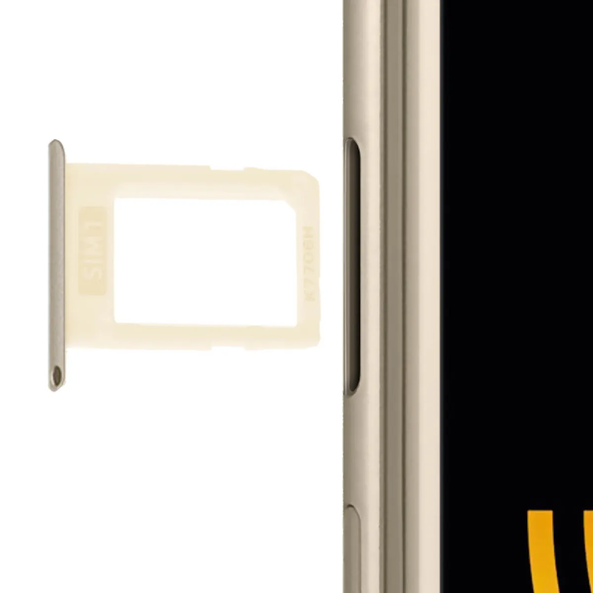 Samsung Tiroir Carte SIM Galaxy J3 2017 Doré