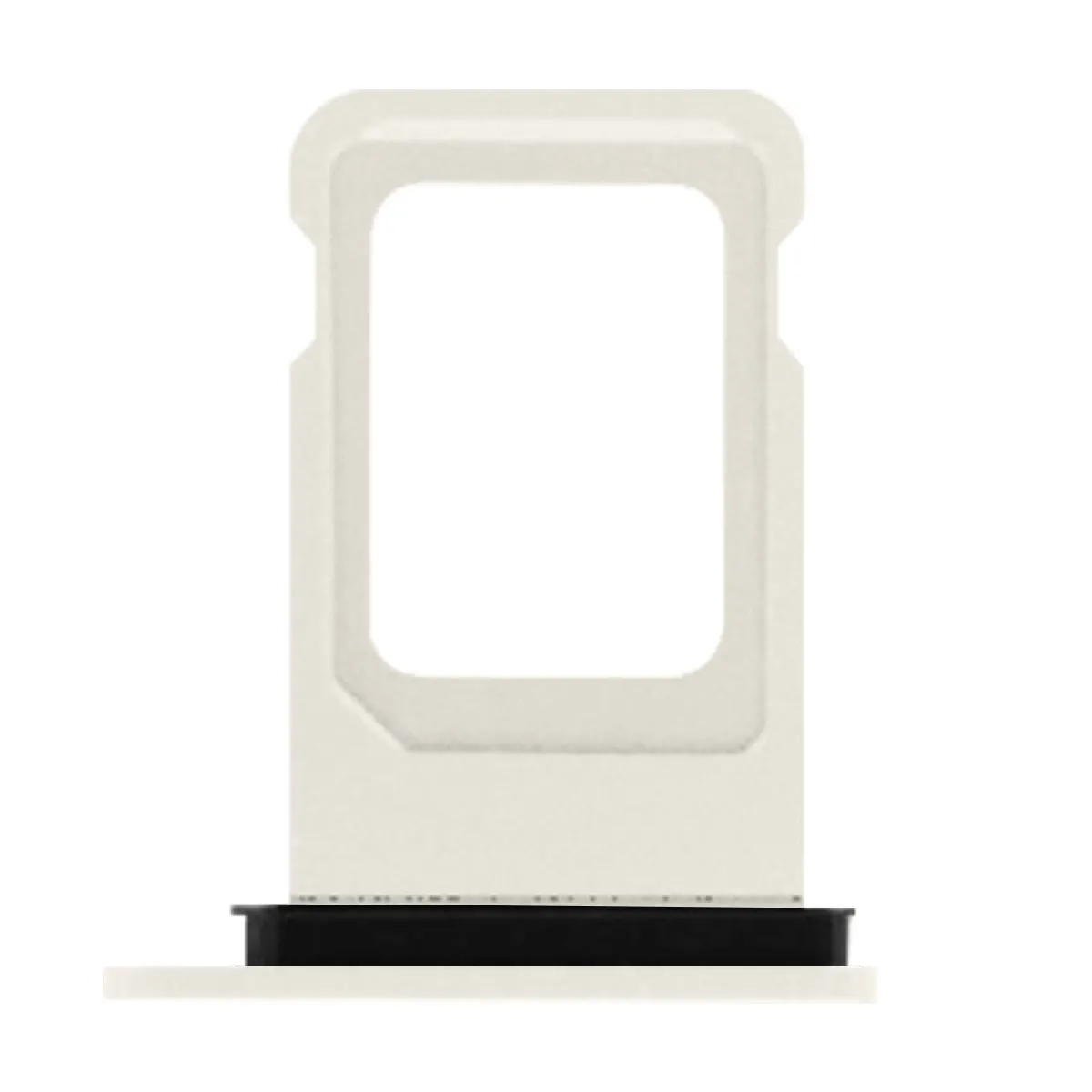 Avizar Blanc Clappio Tiroir Carte Sim Pour Iphone 13 Mini Lumière Stellaire