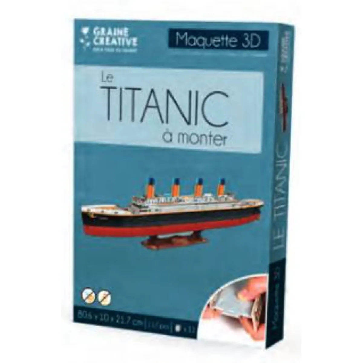 Graines Créatives Puzzle Maquette Titanic