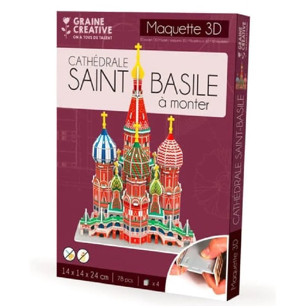 Graine créative Puzzle cathédrale Saint Basile Graine créative Puzzle cathédrale Saint Basile