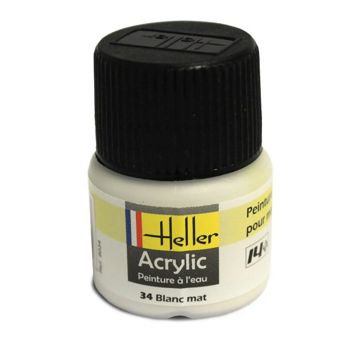 Heller Multicolore Peinture Acrylique Blanc Mat 9034 - Image 4