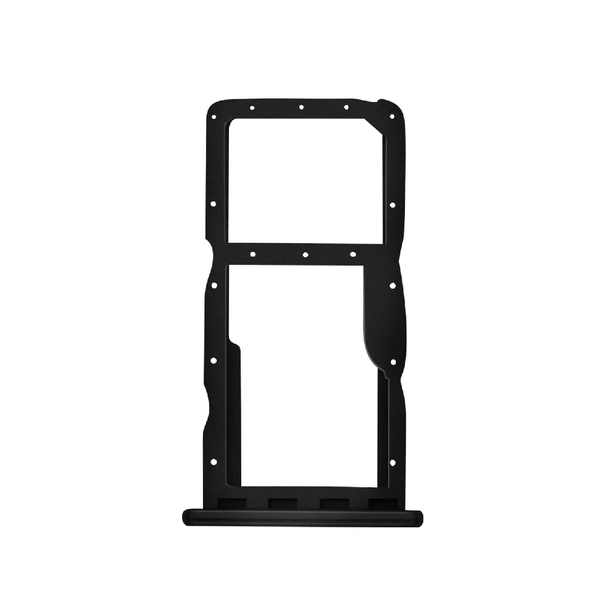 Avizar Noir Tiroir Carte Sim Et Micro Sd Pour Huawei P30 Lite Pièce De Rechange Compatible