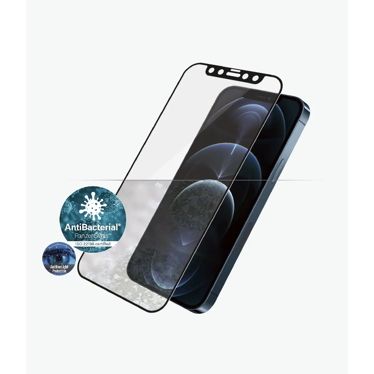 Panzerglass Film protecteur en verre trempé anti-lumière bleue pour iPhone 12 Pro