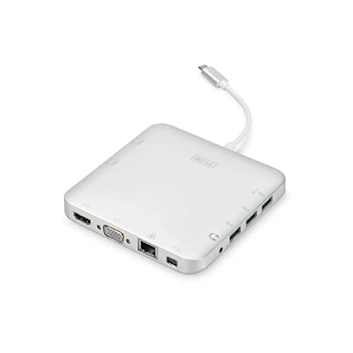 Digitus Dock Station USB-C a HDMI/Mini DisplayPort/VGA/USB 3.0/Jack/RJ-45/Micro SD/SDHC/SDXC/MMC - Image 2