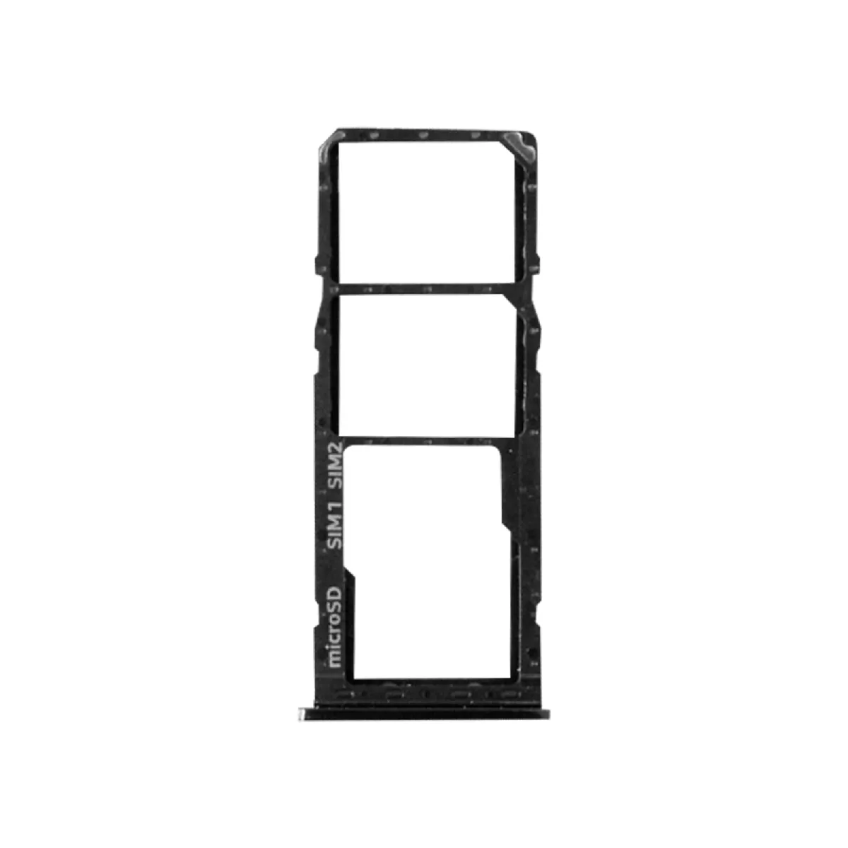Avizar Noir Clappio Tiroir Carte Sim Pour Samsung Galaxy A50 2X Nano Sim Et Micro Sd