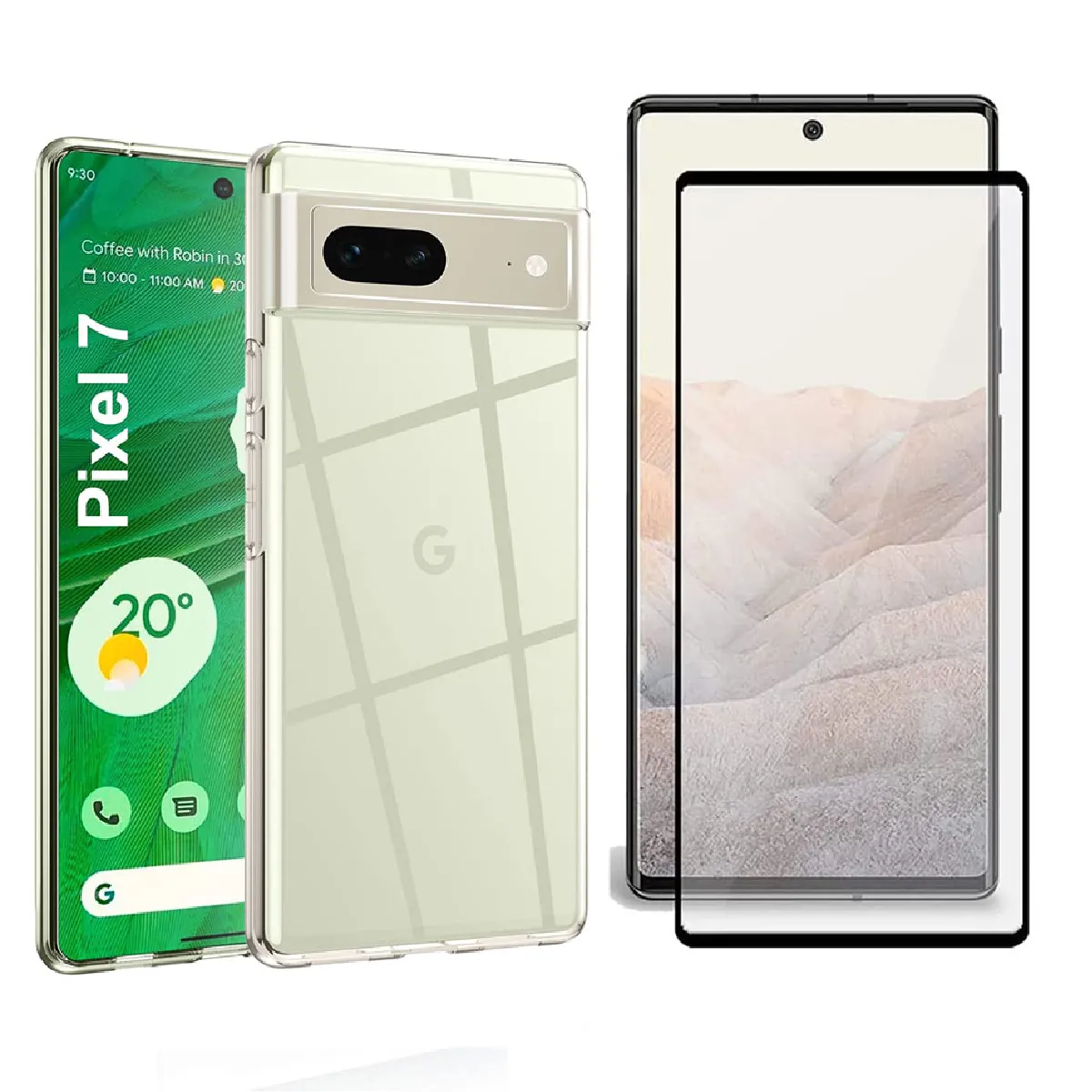 Xeptio Vert Coque Gel Tpu Intégrale 360° Google Pixel 7 5G