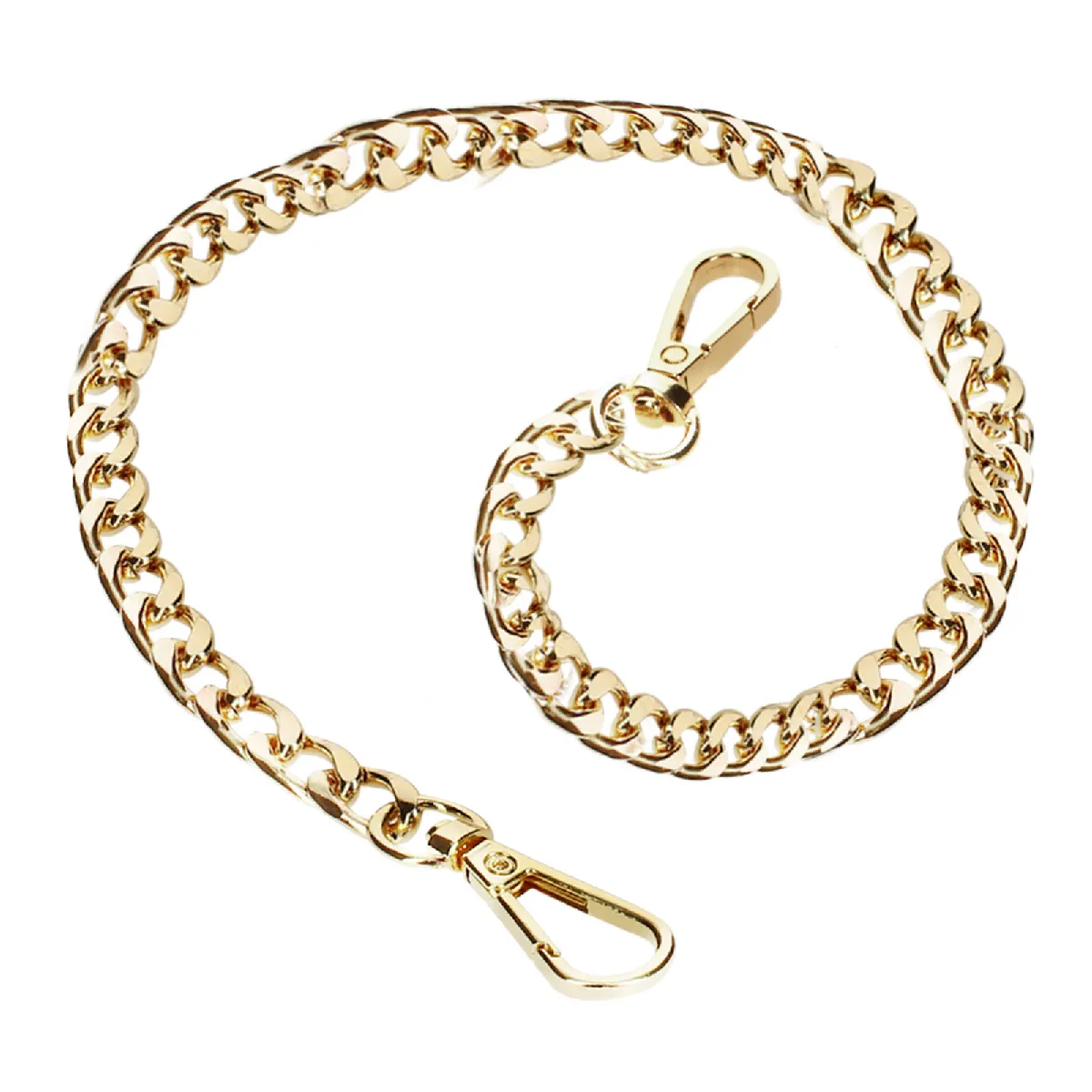 Avizar Chaîne Maille Cubaine Métallique 40cm Doré