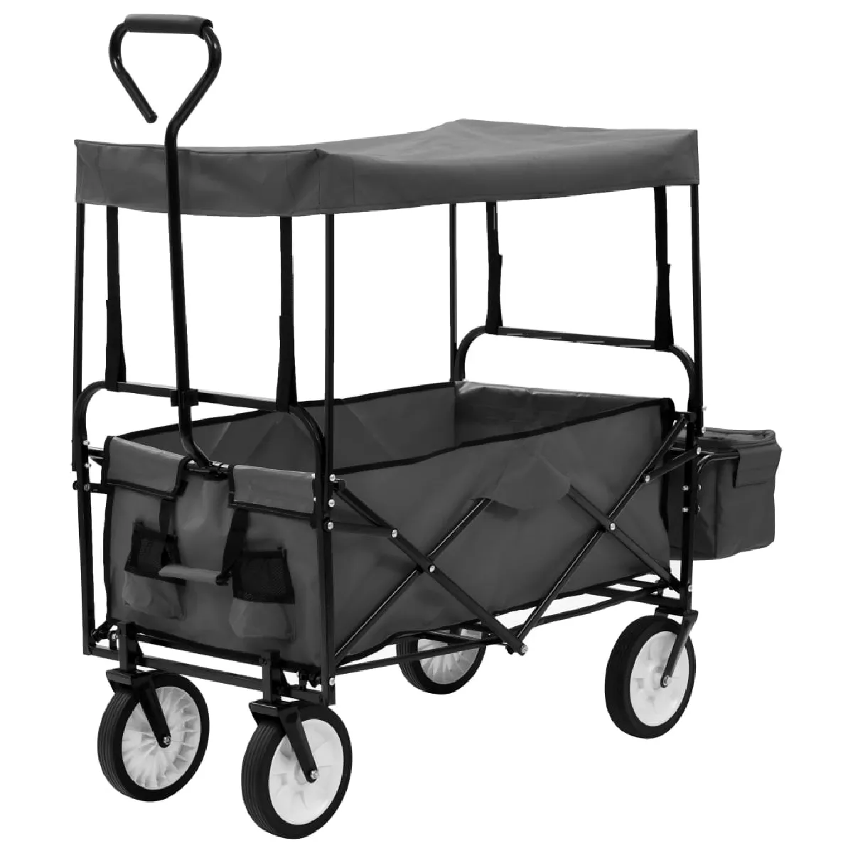 vidaXL Chariot à main pliable Acier