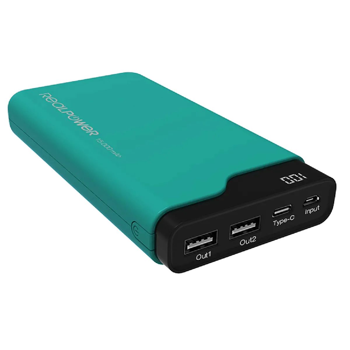 GENERIQUE Powerbank (batterie suppl&eacute;mentaire) RealPower PB-15000C 243968 Li-Ion 15000 mAh