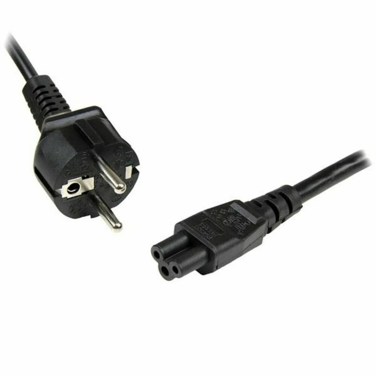 StarTech.com Cable D'alimentation En Trefle (Pc Portable) 2 Schuko Cee7 Vers Iec 320 C5 Alimentation Tripolaire Cee7 (M), C5 (F) Cable D'alimentation 2 2M de Inmac Wstore - Image 4
