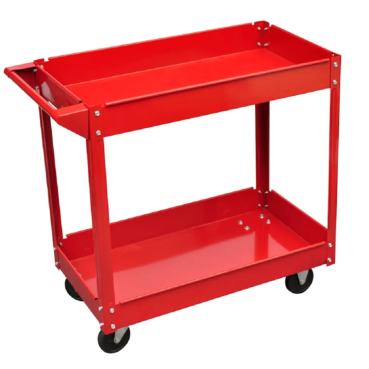 Vidaxl Rouge Chariot À Outils D Atelier 100 Kg - Image 3