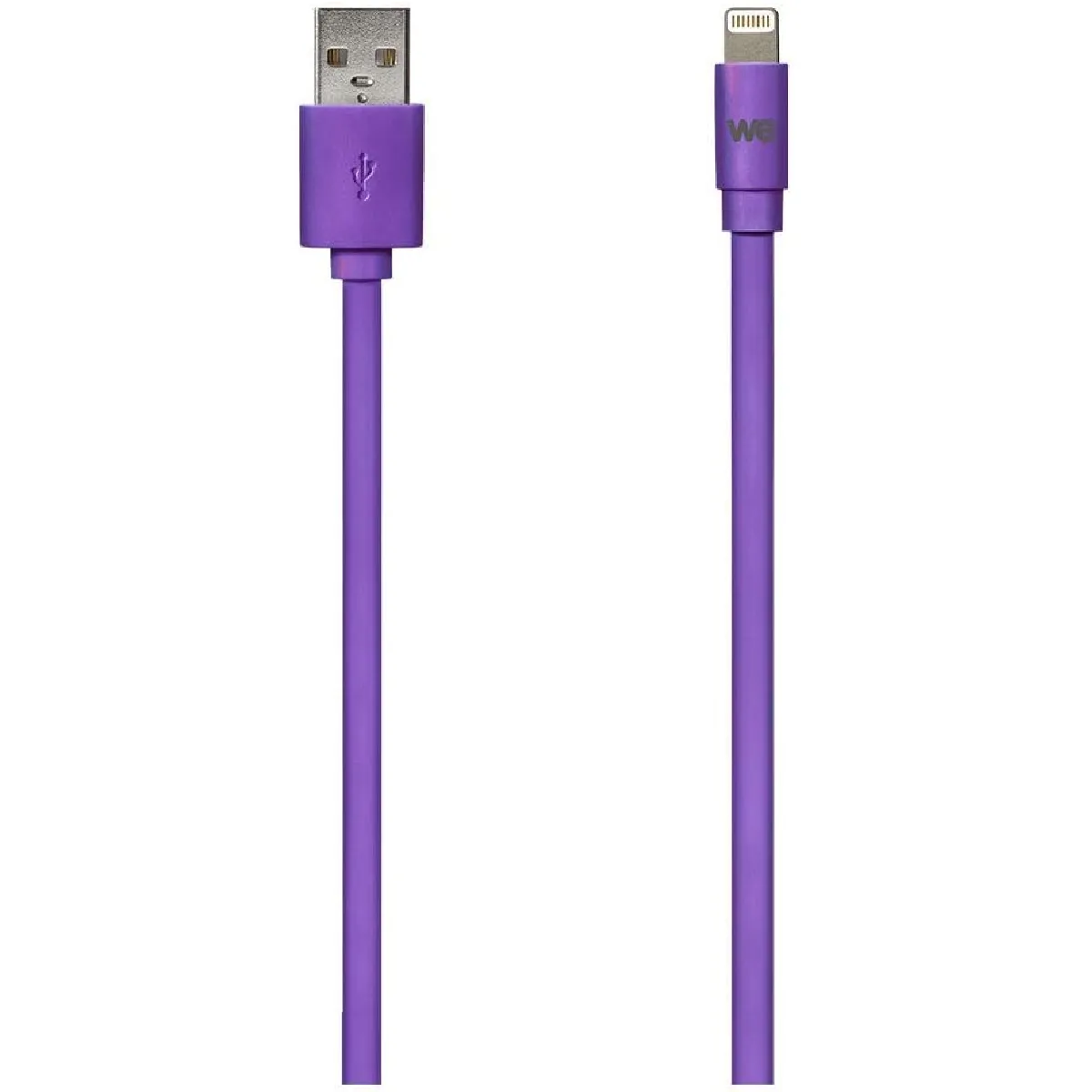 We Violet Câble Usb/Lightning Plat 1M