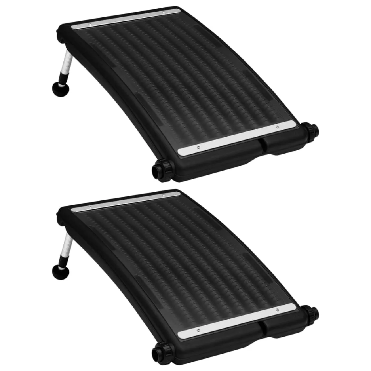 vidaXL Panneaux de chauffage solaire de piscine courbés 3pcs 72 5x46cm - vue 3