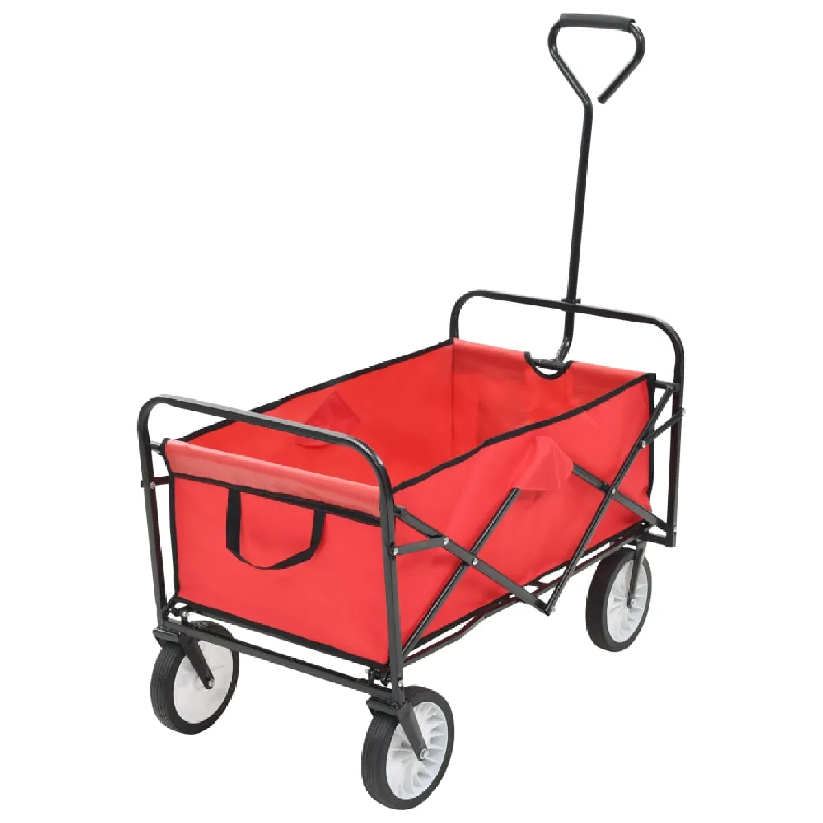 vidaXL Chariot à main pliable Acier - vue 2