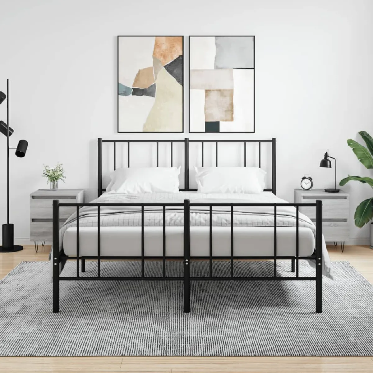 vidaXL Tables de chevet Lot de 2 Sonoma - vue 8