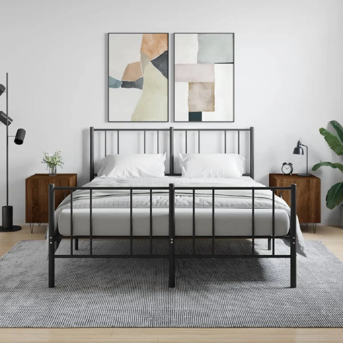 vidaXL Tables de Chevet Chêne - vue 9